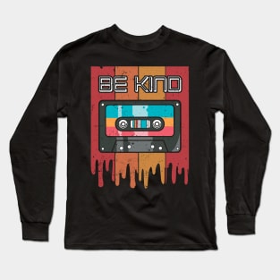 Classic Personalized Be Proud Name Cassette Long Sleeve T-Shirt